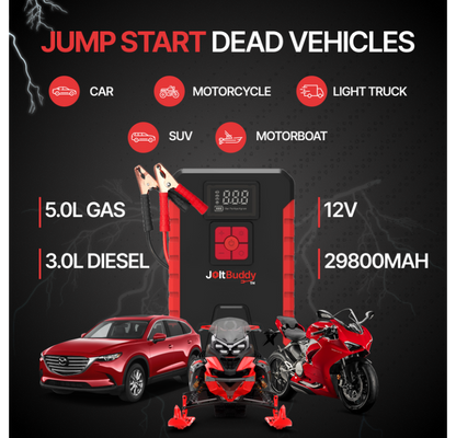 JoltBuddy™ 3-in-1  Jump Starter and Inflator